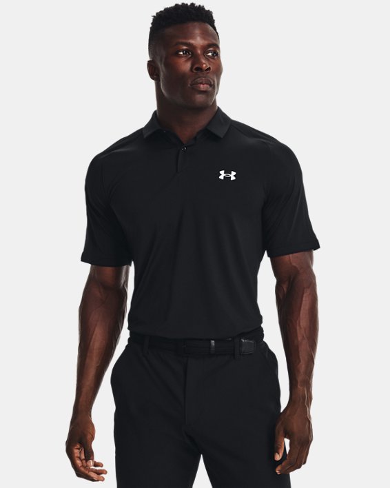 เสื้อโปโล UA Iso-Chill สำหรับผู้ชาย, Black, pdpMainDesktop image number 0